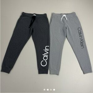 Calvin Klein Jogger Pants - Gray and Dark Gray